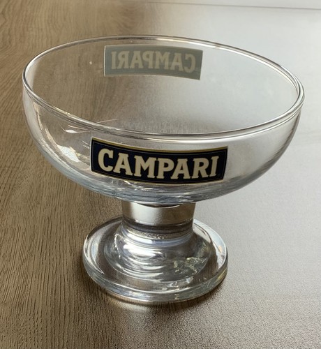 Campari style bar dish - , glass