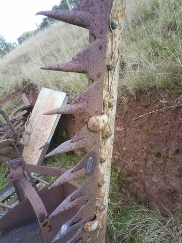 Finger bar mower - finger, blades