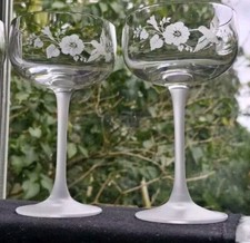 Pair Avon Hummingbird Crystal