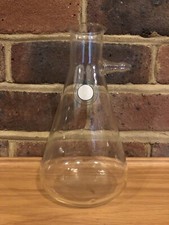 Vintage PYREX 500ml Conical Erlenmeyer Flask with Side Arm
