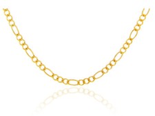 1.64mm Figaro Gold Chain