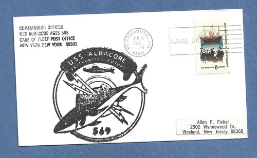 Albacore submarine jan - u.s.s,