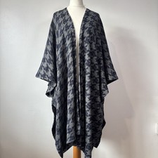 Jigsaw Houndstooth Grey Navy