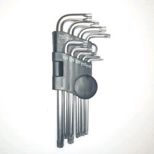 Halfords Advanced Non Tamper 9 Piece Star Key Set T10 - T50 178099