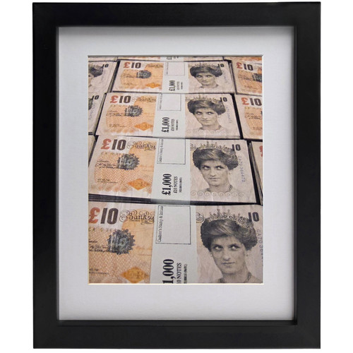 Banksy faced tenners - "di-faced, tenners"