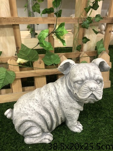 39cm sitting bulldog ornament - sitting,