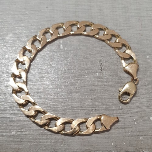 9ct yellow gold curb link - 9ct,