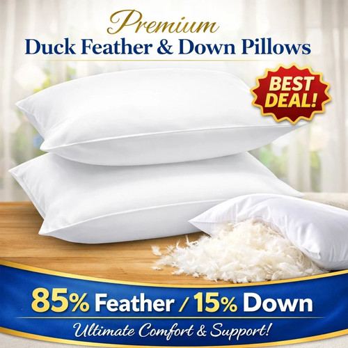 Duck feather down pillows - feather&down,