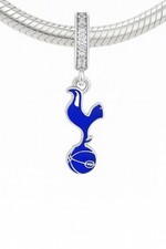 STERLING SILVER 925 ⚽️ TOTTENHAM SPURS FOOTBALL CUSTOM FAN SUPPORTER GIFT CHARM