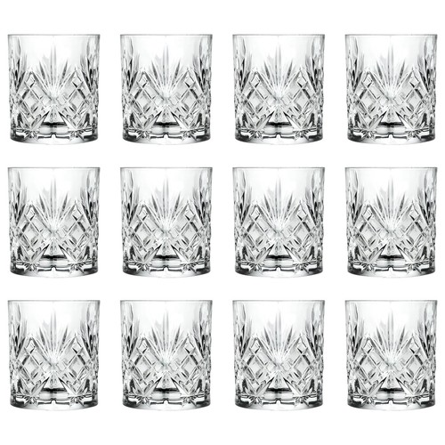 Crystal melodia whisky - whisky, glasses