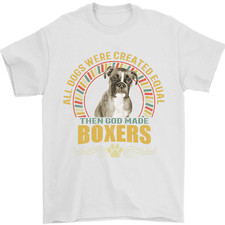 A Boxer Dog Mens T-Shirt 100%
