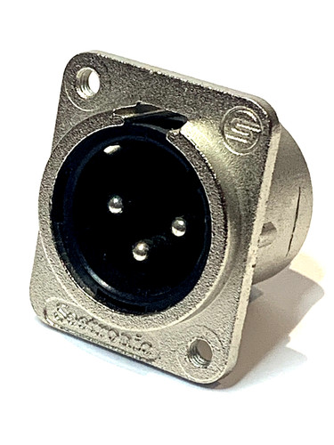 Xlr socket chassis - panel, mount