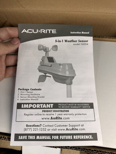 New acurite pro weather - 5-in-1,