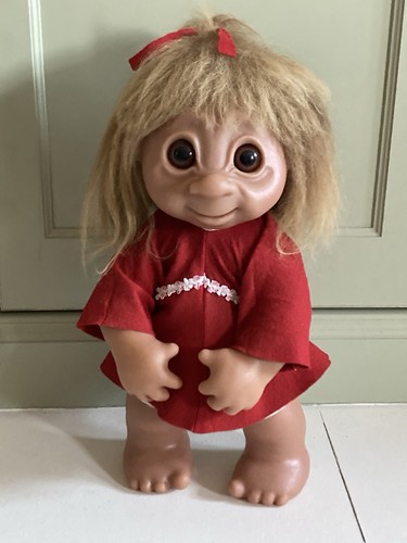 Dam troll doll - doll, vintage