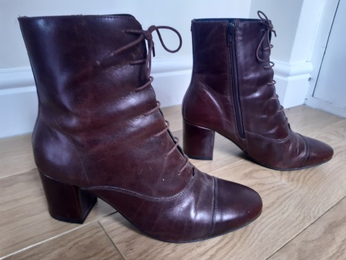 Next burgundy leather ankle - next,