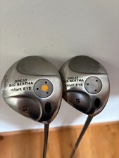 Callaway Great Big Bertha Hawk Eye Golf Club Wood Set 3-Wood 5-Wood Light Flex