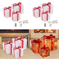Christmas Lighted Gift Boxes
