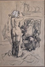 Antique Scetch By Alméry