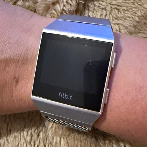 Fitbit iconic silver - fitbit,