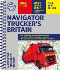 Philips Navigator Truckers Britain: Spiral: Spiral (Philips Road Atlases) | 2023