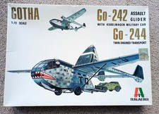 Italaeri Gotha G0-242 Assault Glider / 244 2 Eng. Transport & Kubelwagen 1/72