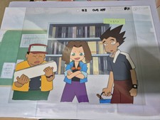 MEDABOTS Original Animation Cel Authentic Production Art Featuring Samantha