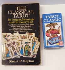 AG Muller Classic tarot cards x 78 Stuart Kaplan Classical 1980 book illustrated