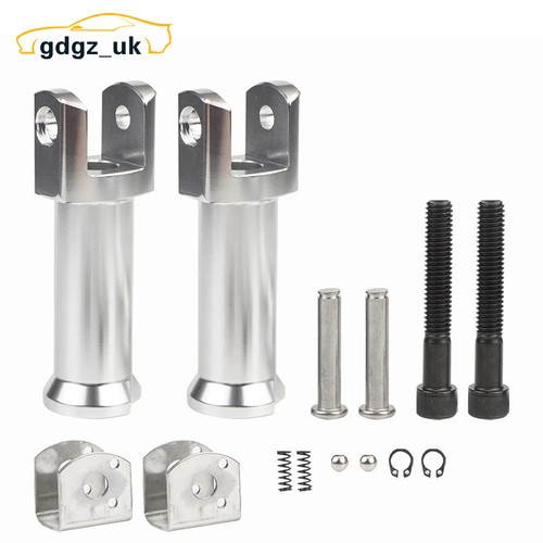 Silver passenger footpeg - silver,