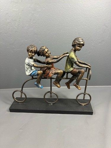 Vintage children riding triple - riding,