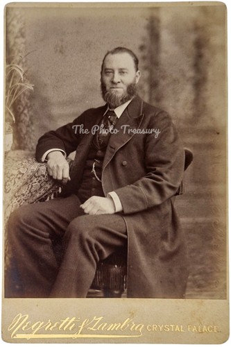 Cabinet card negretti zambra - negretti,