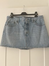 Levi’s Icon Denim Mini Skirt, Size 32, Blue