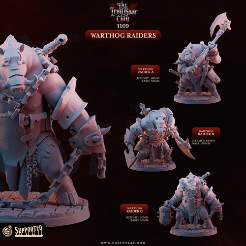 Warthog raiders set fantasy - raiders,