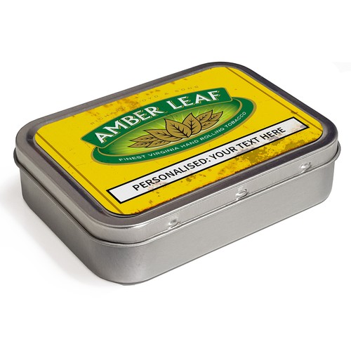 Personalised tobacco tin - personalised,