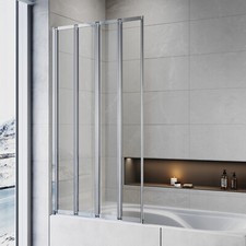 Bath Shower Screen 4 Folding