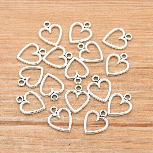 Metal heart charms for - charms,