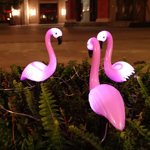 Solar flamingo 3pcs - flamingo, set