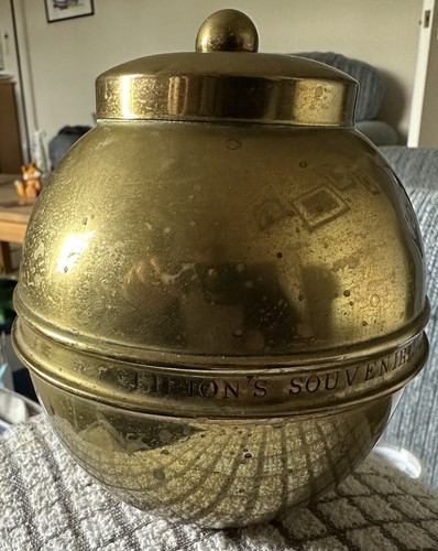 Vintage brass lipton tea - vintage,