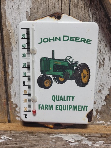 Vintage john deere porcelain - vintage,