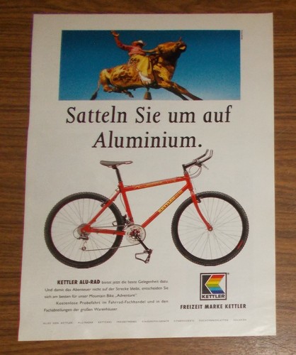 Rare advertising kettler - kettler, alloy