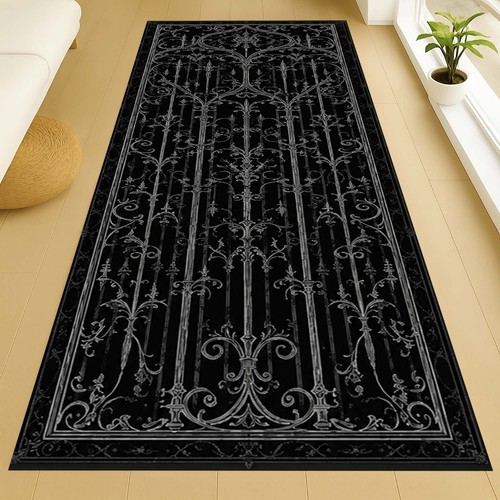 Gothic black runner - gothic,