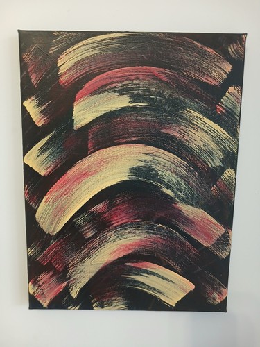 Original abstract acrylic - abstract, on