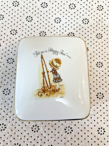 Holly hobbie square trinket - holly,