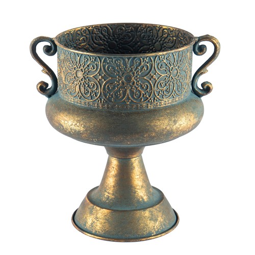Light luxury iron art urn - light,