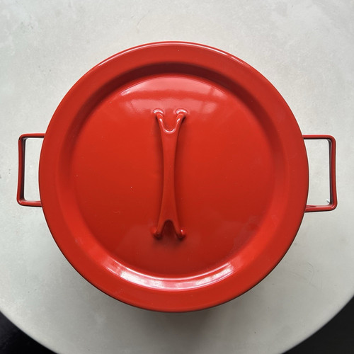Mid century finel arabia red - arabia,
