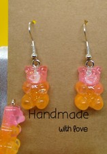 Pink and Orange Glitter Gummy