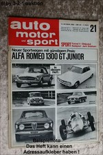 Auto Motor Sport 21/66 Rover
