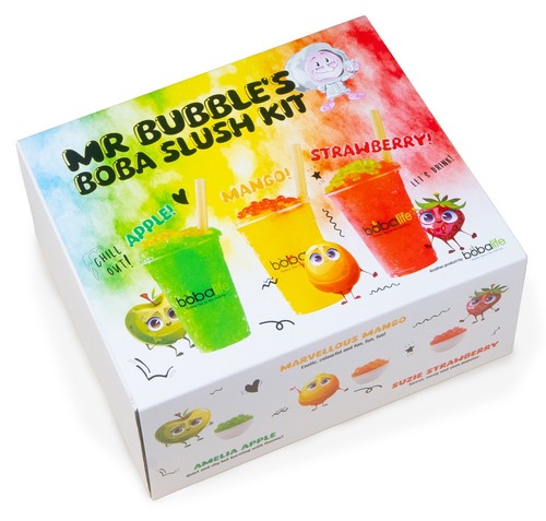 Slush bubble tea gift - slush, box