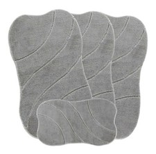 LARGE ROMANY GYPSY CARAVAN MICROFIBER WASHABLE RUGS 4pcs SET, SOFTNESS, Fate