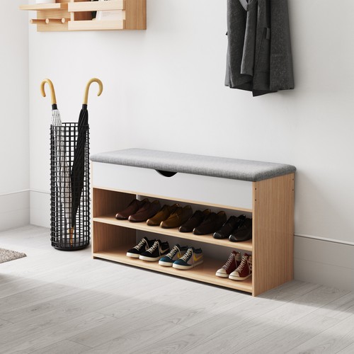 Shoe bench shoes storage - bench, rack