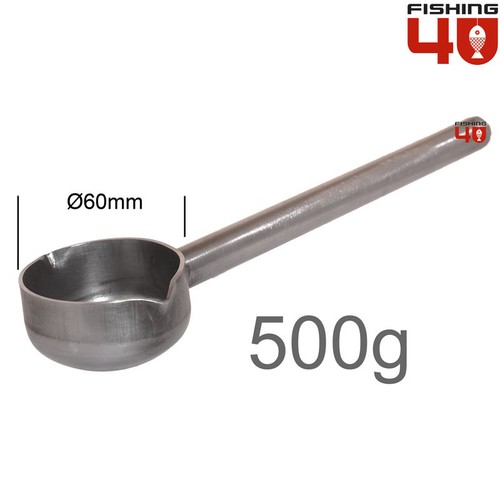 Lead ladle fishing weight - lead,